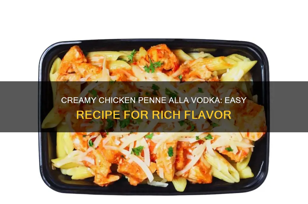 how to makw chicken pene ala vodka