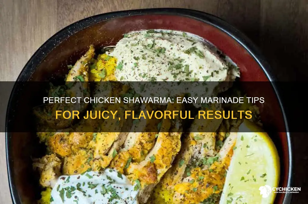 how to marinade chicken for chicken shawarma