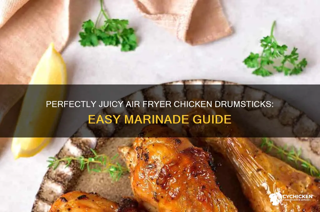 how to marinate chicken drumsticks for air fryer