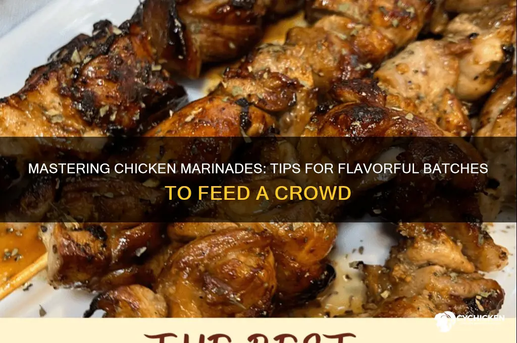 how to marinate chicken for a crowd