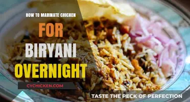 Perfect Chicken Marinade for Overnight Biryani Preparation Tips