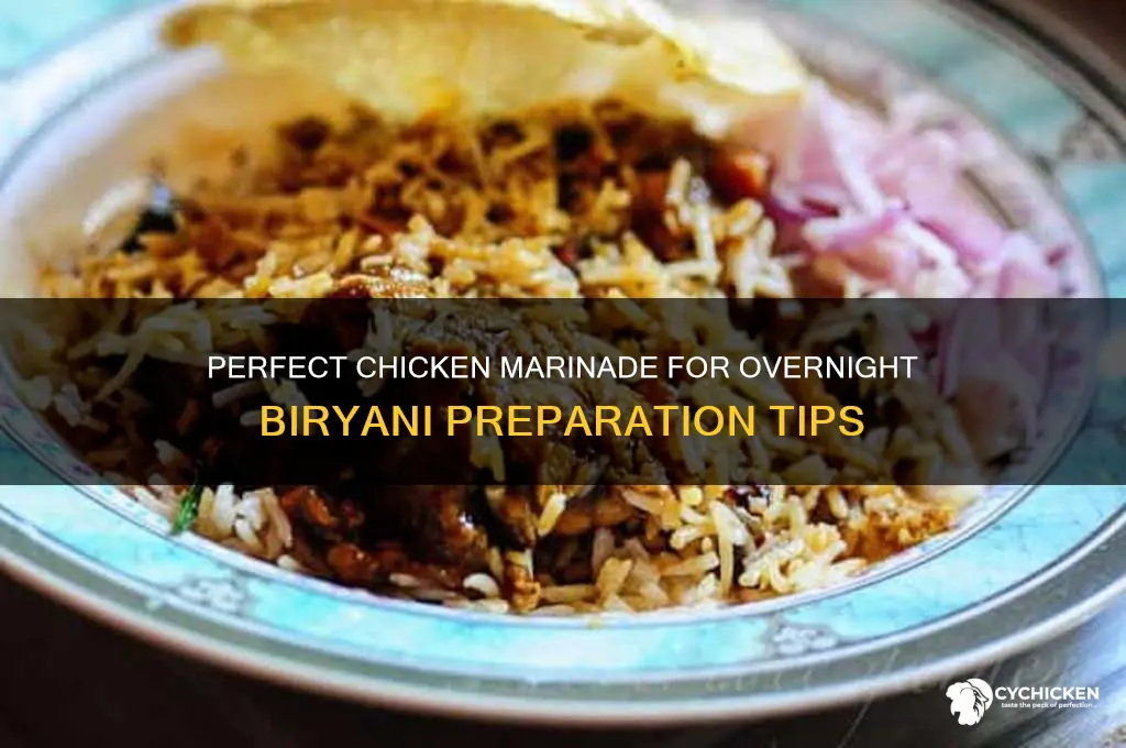how to marinate chicken for biryani overnight