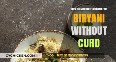 Perfect Chicken Marinade for Biryani: Curd-Free Recipe Revealed