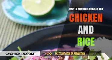 Perfect Chicken Marinade for Juicy Chicken and Rice Every Time