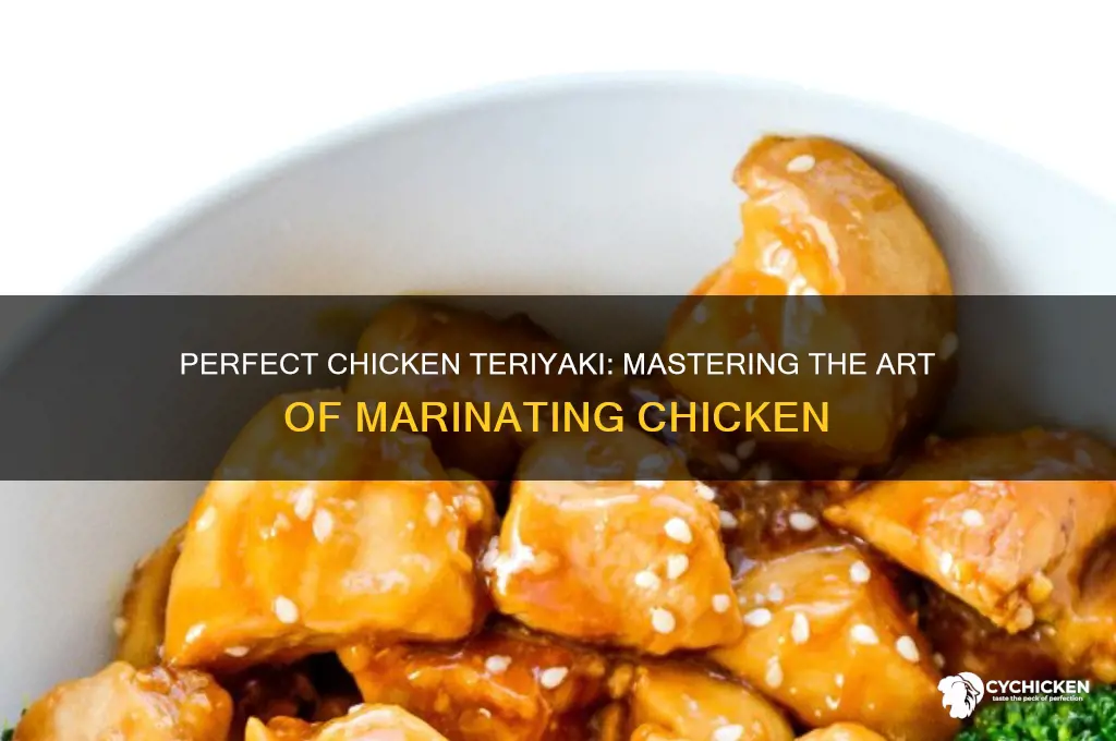 how to marinate chicken for chicken teriyaki