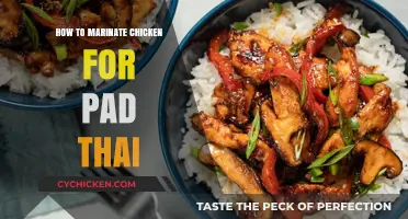 Perfect Pad Thai Chicken: Mastering the Art of Flavorful Marinades