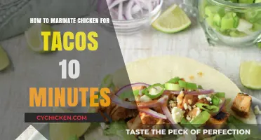 Quick Chicken Taco Marinade: 10-Minute Prep for Flavorful Tacos