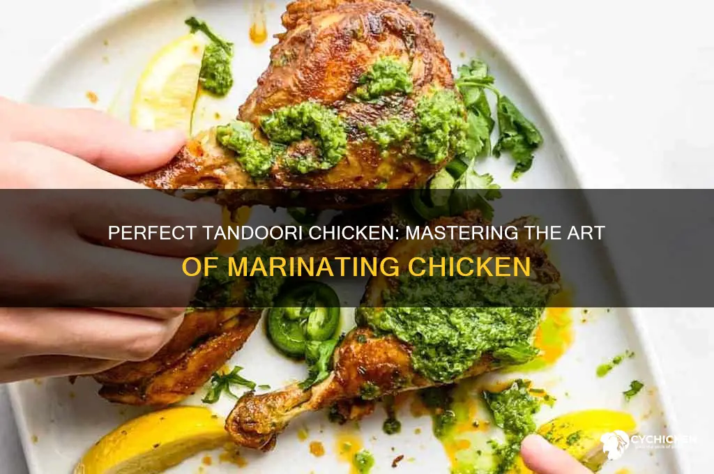 how to marinate chicken for tandoori chicken