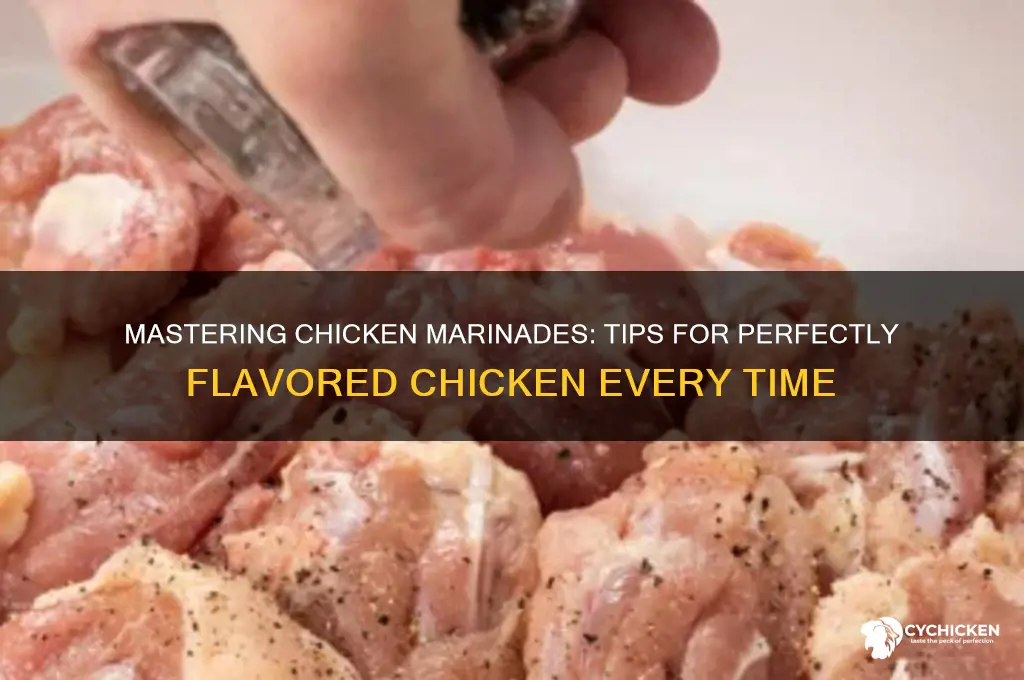 how to marinate chicken in any sauce