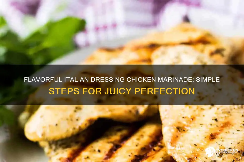 how to marinate chicken in italain dressing