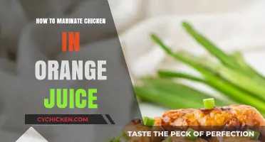 Juicy Citrus Twist: Mastering Orange Juice Chicken Marinade