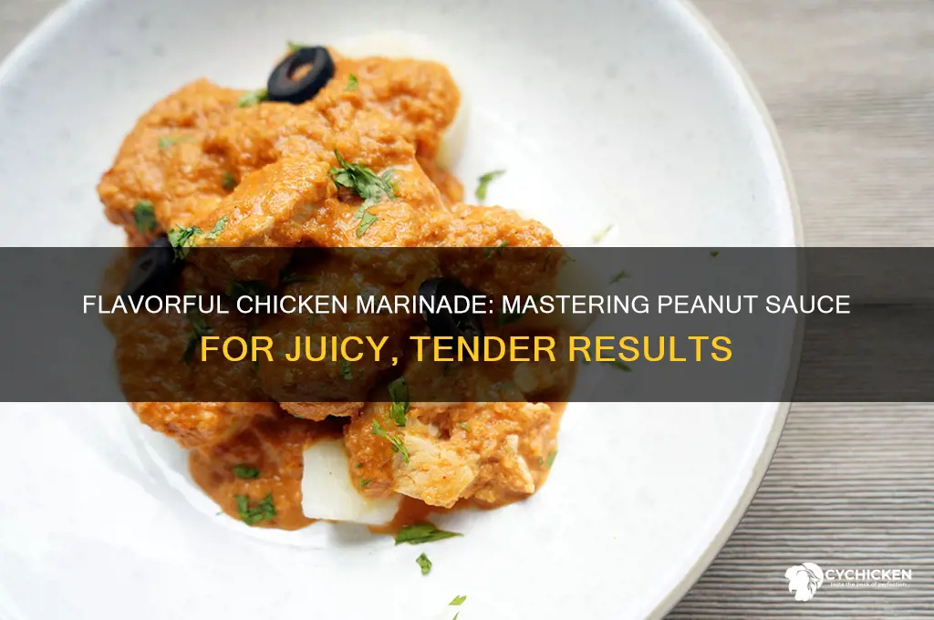 how to marinate chicken in peanut sauce