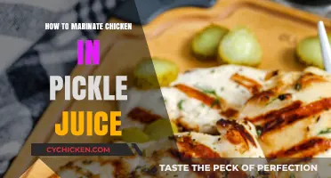 Tasty Twist: Marinating Chicken in Pickle Juice for Juicy Flavor