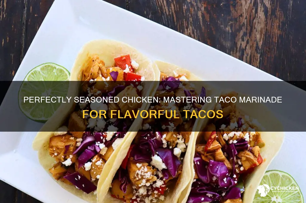 how to marinate chicken in taco seasoning