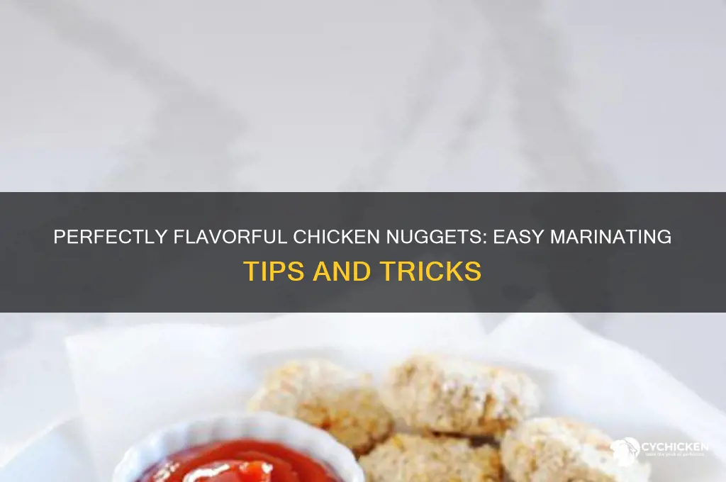 how to marinate chicken nuggets