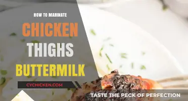 Buttermilk Marinade Magic: Perfectly Tender Chicken Thighs Every Time