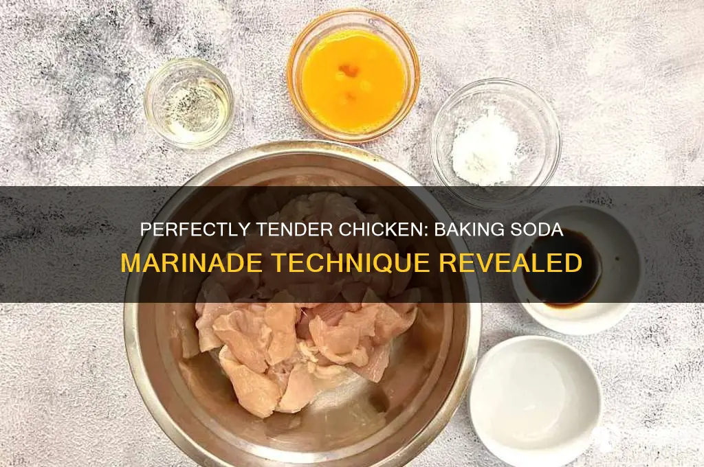 how to marinate chicken with baking soda