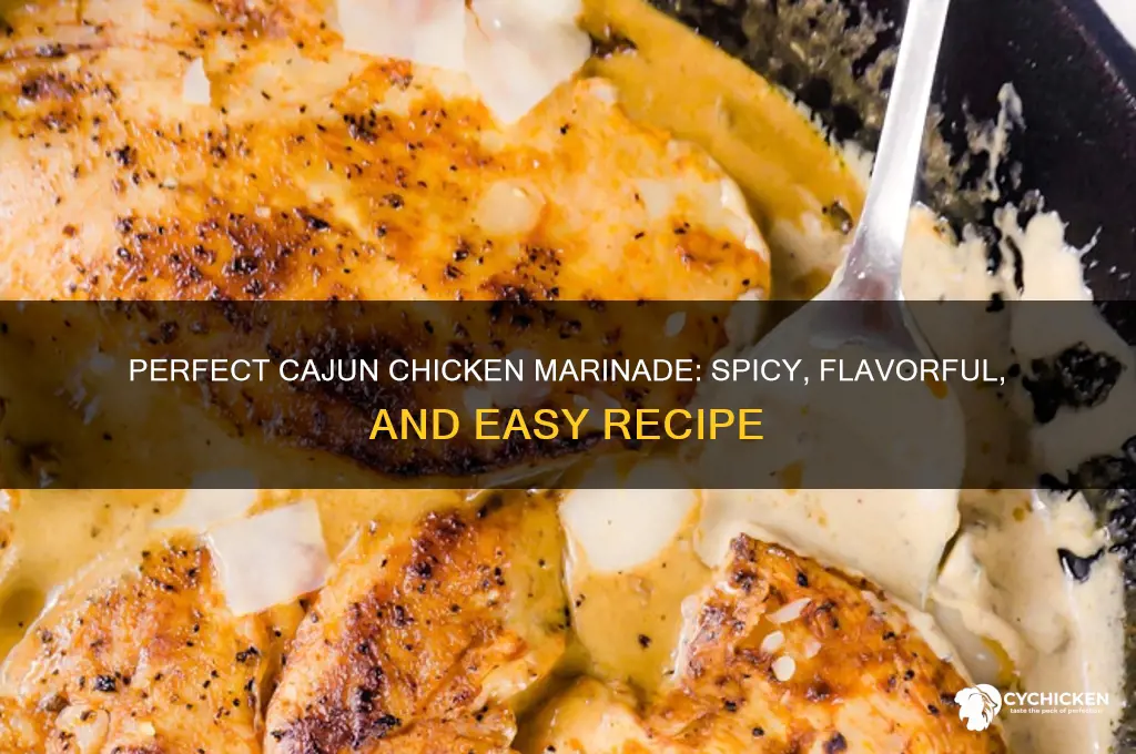 how to marinate chicken with cajun seasoning