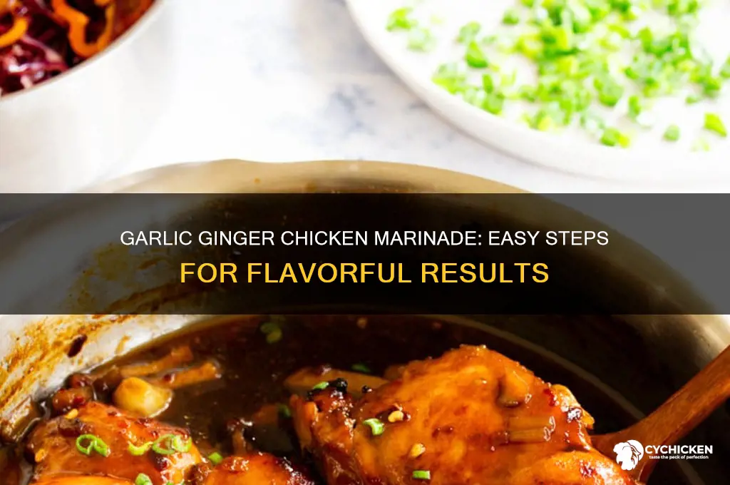 how to marinate chicken with garlic and ginger