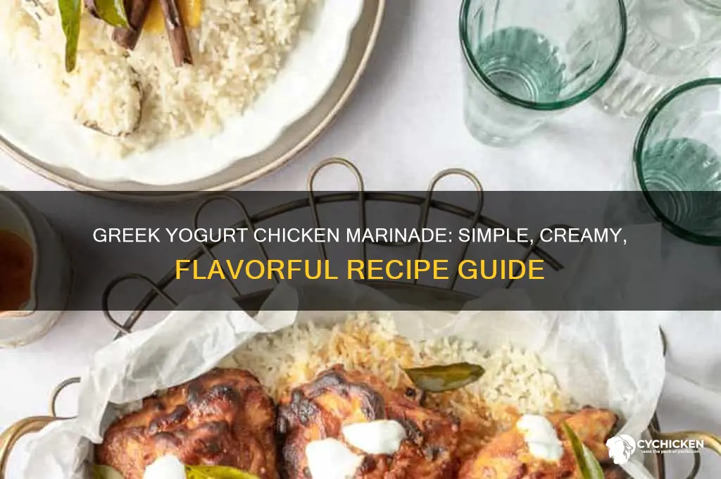 how to marinate chicken with greek yogurt