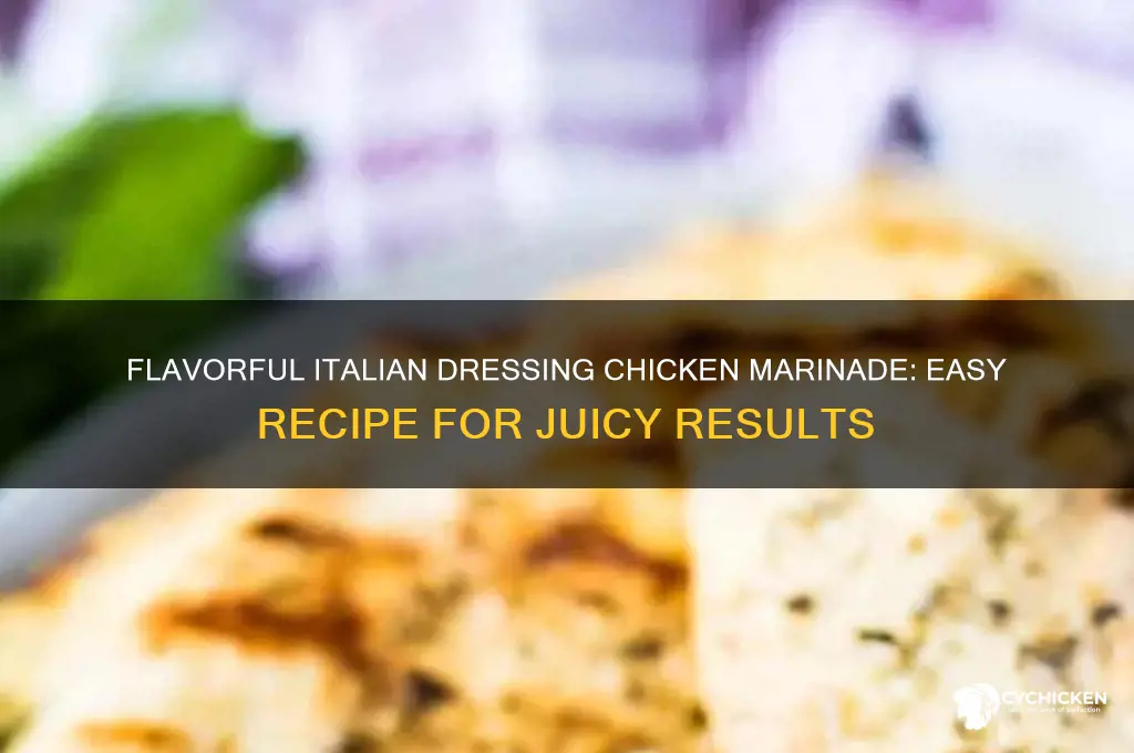 how to marinate chicken with italian dressing
