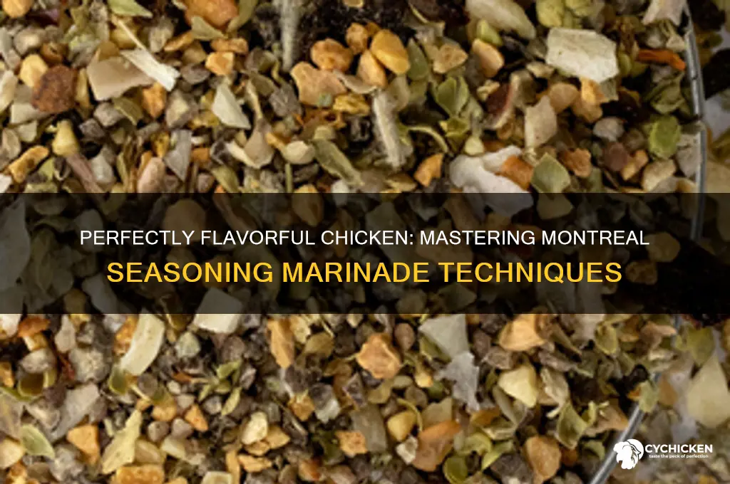 how to marinate chicken with montreal chicken seasoning