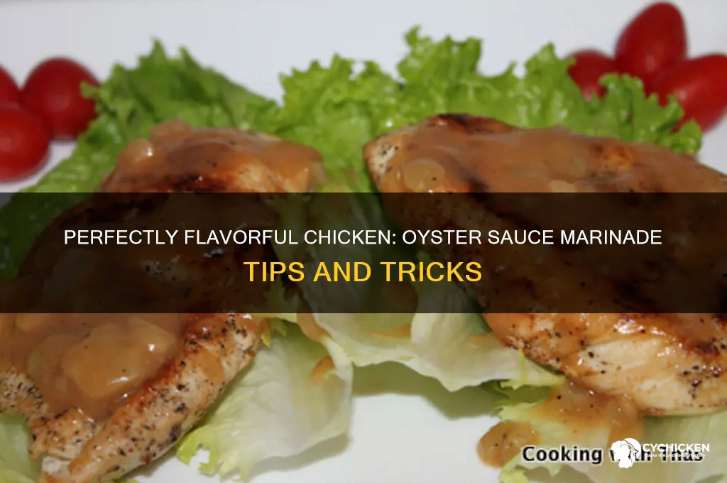 how to marinate chicken with oyster sauce