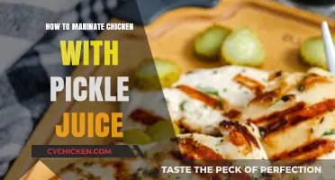 Tangy Twist: Marinating Chicken with Pickle Juice for Juicy Flavor