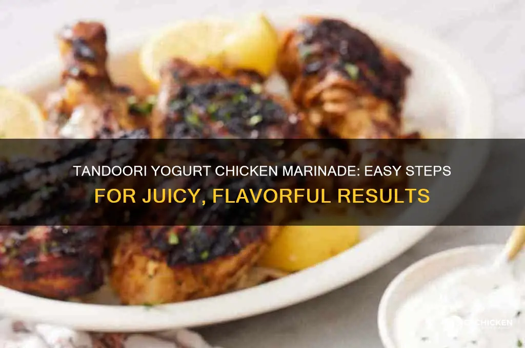 how to marinate chicken with tandoorin and yoghurt