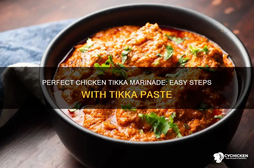 how to marinate chicken with tikka paste