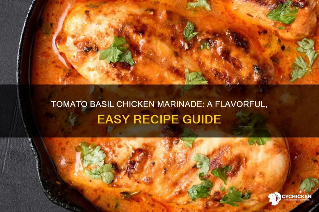 how to marinate chicken with tomato basil