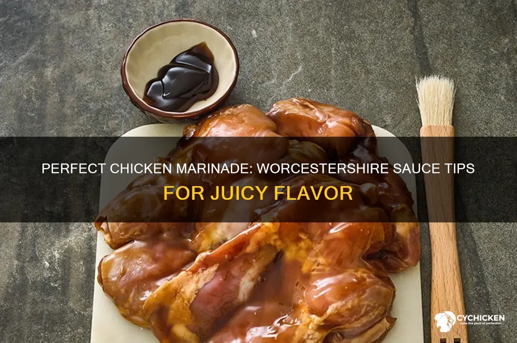 how to marinate chicken with worcestershire sauce