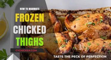Perfectly Flavorful: Marinating Frozen Chicken Thighs Made Simple and Delicious