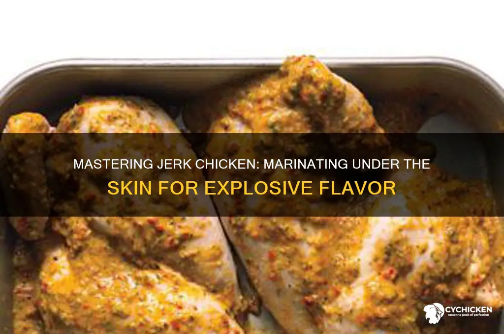 how to marinate jerk chicken under the skin