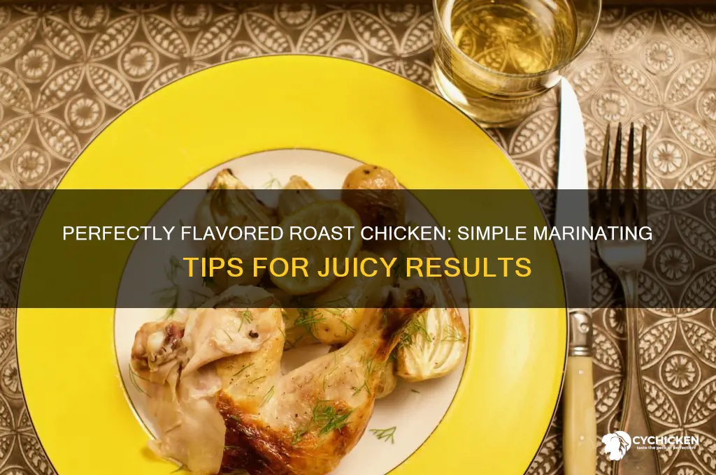 how to marinate roast chicken