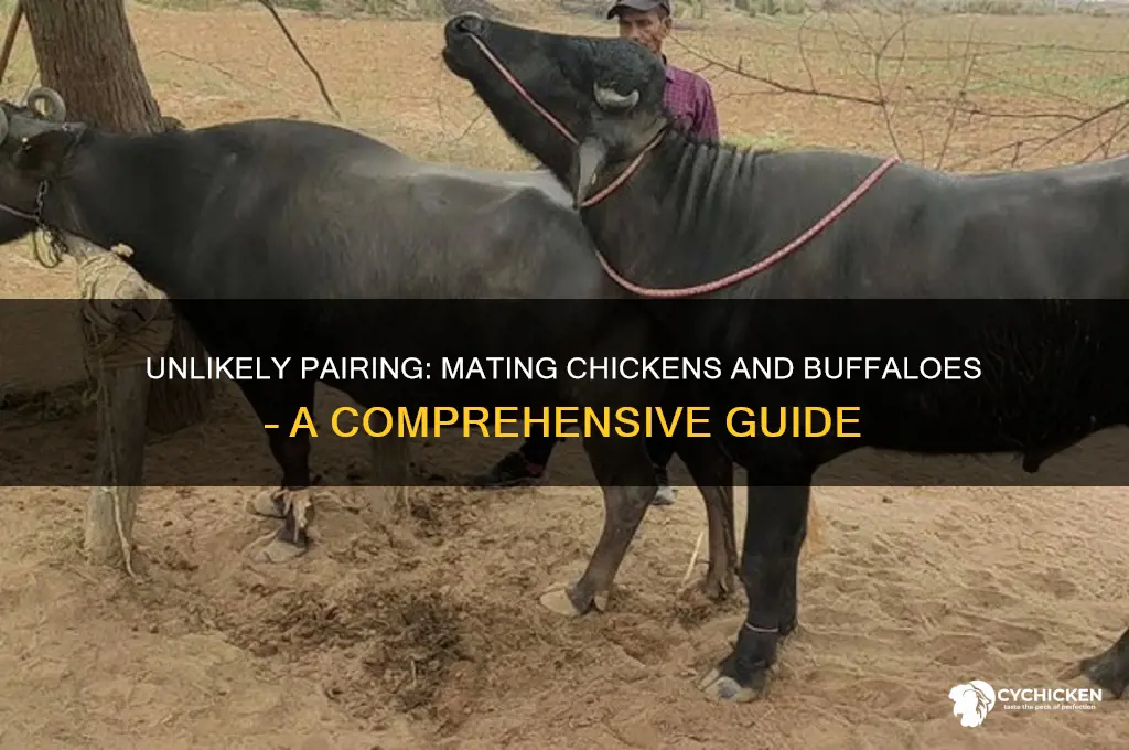how to mate a chicken with a buffalo