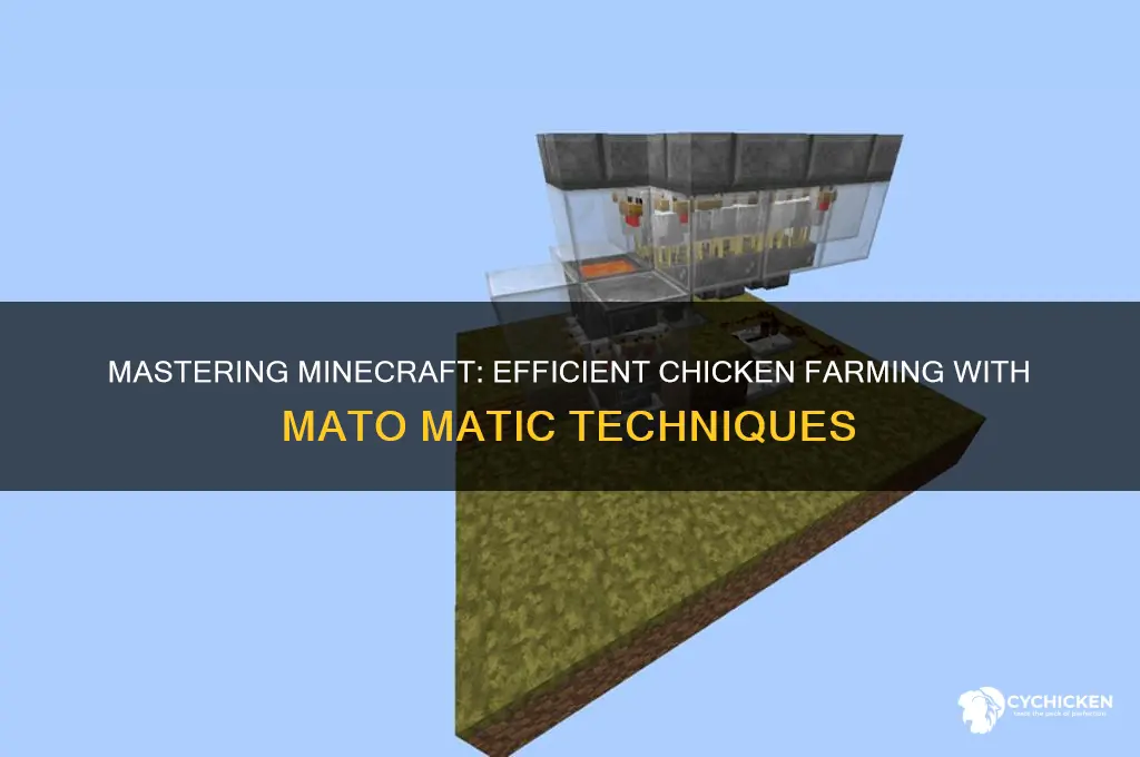 how to mato matic chicken farm mincraft