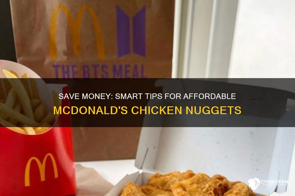 how to mcdonalds chicken nuggets cheap