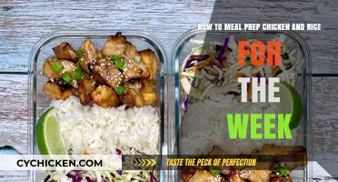 Meal Prep Chicken and Rice: A Week of Easy Dinners