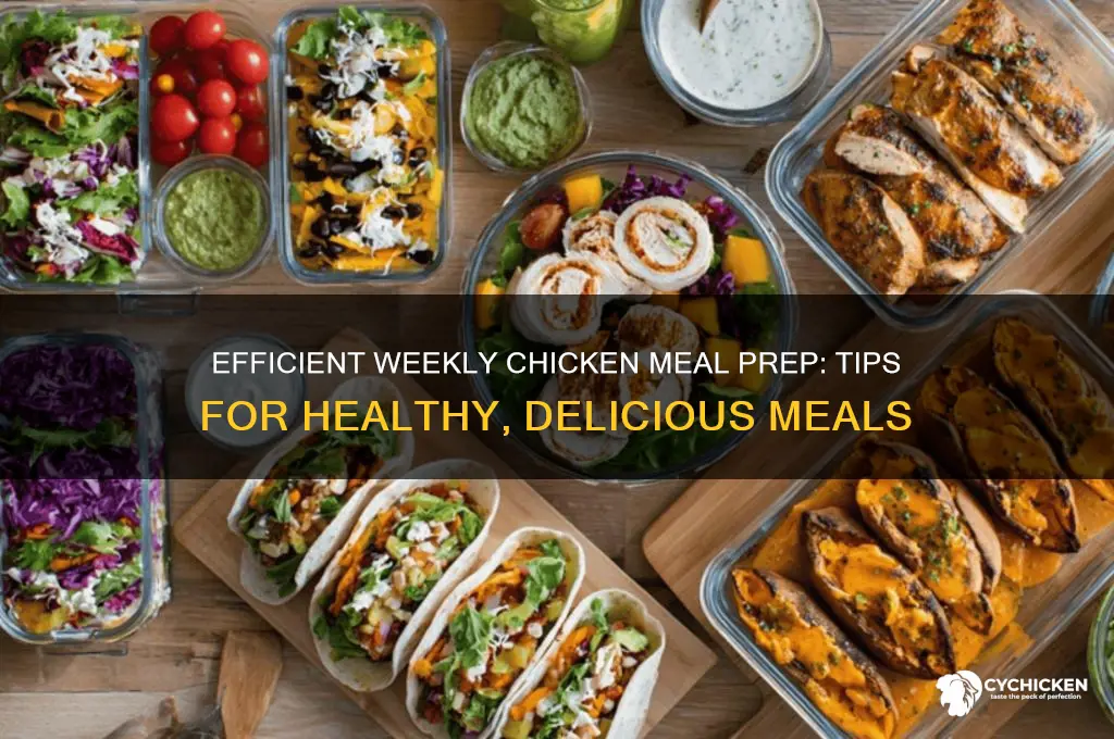how to meal prep chicken for a week