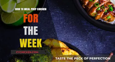 Efficient Weekly Meal Prep: Mastering Chicken Cooking and Storage Tips