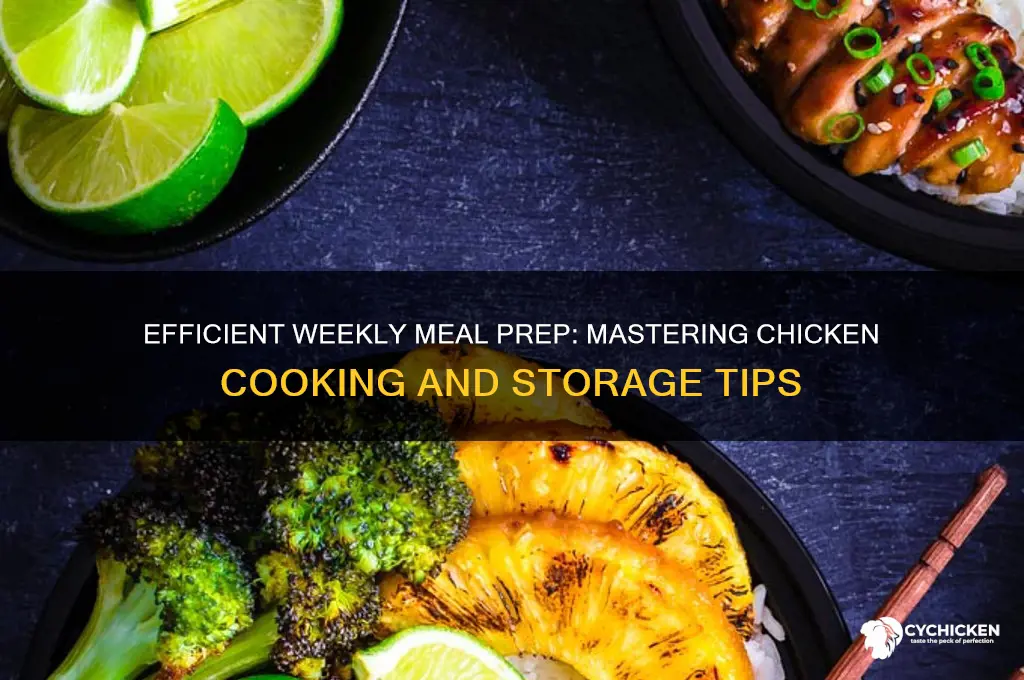how to meal prep chicken for the week