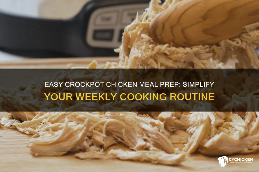 how to meal prep chicken in crockpot