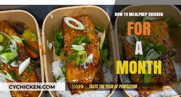 Efficient Monthly Chicken Meal Prep: Tips, Recipes, and Storage Guide