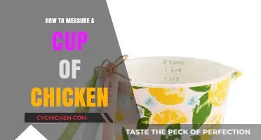 Accurately Measuring Chicken: Tips for Perfectly Portioned Cups Every Time