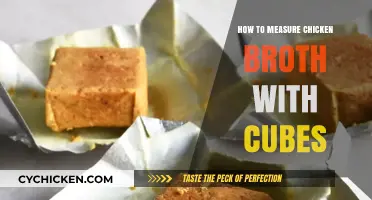 Mastering the Art of Measuring Chicken Broth with Cubes