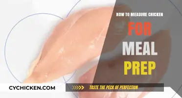 Perfect Portions: Mastering Chicken Measurement for Efficient Meal Prep