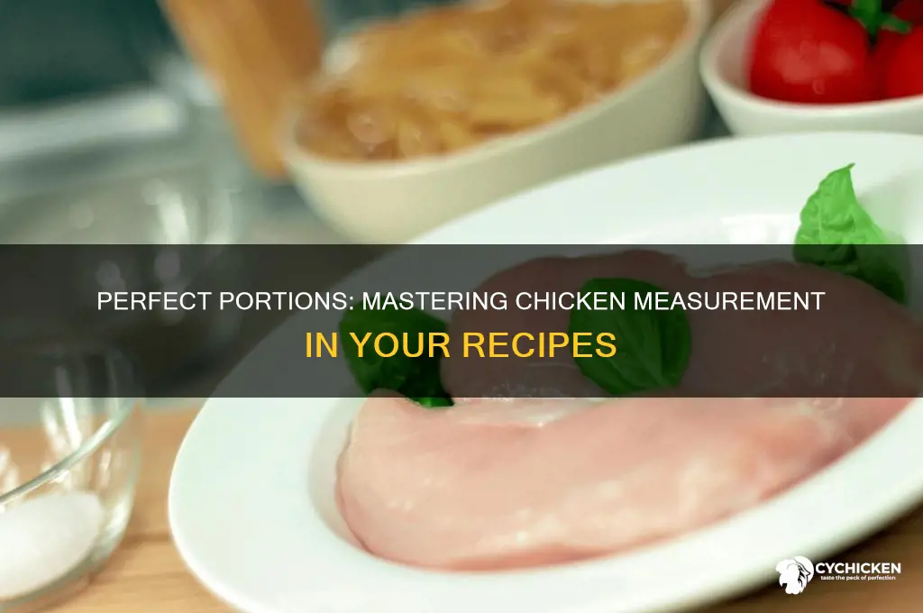 how to measure chicken in a recipe