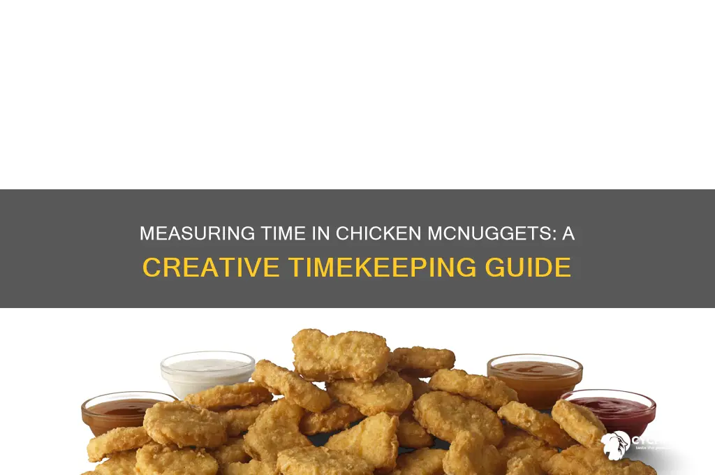 how to measure time in chicken mcgnuggets