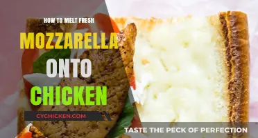Perfectly Melting Fresh Mozzarella on Chicken: A Simple Culinary Guide